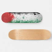 Paint Art Grunge Palestine Flag Persoonlijk Skateboard (Horizontaal)