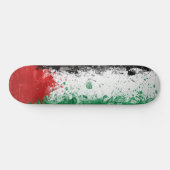 Paint Art Grunge Palestine Flag Persoonlijk Skateboard (Horizontaal)