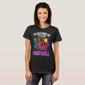 Paint Ballers I'd Rather Be Playing Paintball T-shirt (Voorkant volledig)