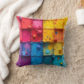 Paint Block Throw Pillow Kussen (Deken)