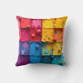 Paint Block Throw Pillow Kussen (Achterkant)