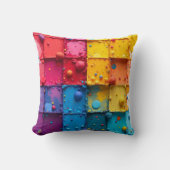 Paint Block Throw Pillow Kussen (Voorkant)