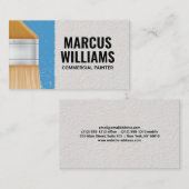 Paint Brush | Geschilderde muur Visitekaartje (Voorkant / Achterkant)