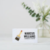 Paint Brush | Geschilderde muur Visitekaartje (Staand voorkant)