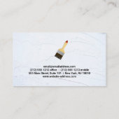 Paint Brush | Geschilderde muur Visitekaartje (Achterkant)