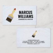 Paint Brush | Geschilderde muur Visitekaartje (Voorkant / Achterkant)