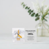 Paint Brush Hammer WFrench | Huishoudelijke woning Visitekaartje (Staand voorkant)