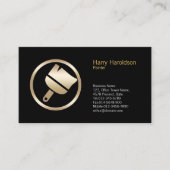 Paint Brush Icon Painter Business Card Visitekaartje (Voorkant)
