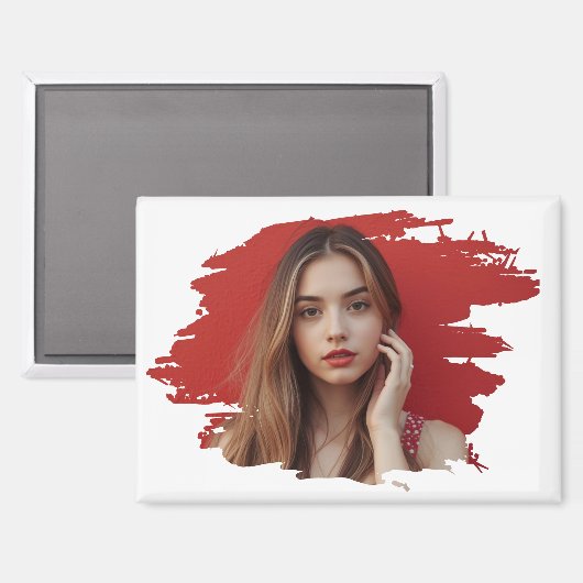 Paint Brush Photo Magneet (Voorkant / Achterkant)