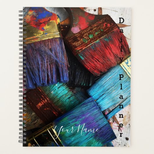 Paint Brushes Dagelijkse Planner- HAMbWG Planner (Voorkant)