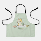 Paint bunny apron  schort (Voorkant)