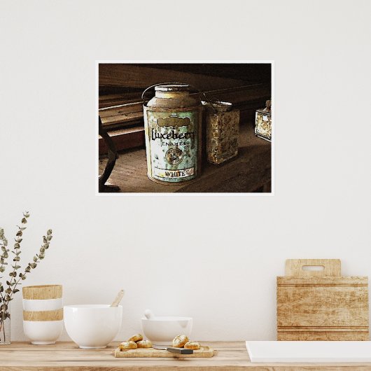 Paint Cans still Life Poster (Keuken)