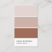 Paint Chip | Warm Terracotta Home Interior Design Visitekaartje (Voorkant)