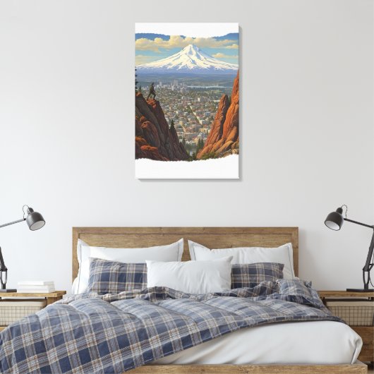 Paint Don’t Blink Canvas Afdruk (Insitu (Slaapkamer))