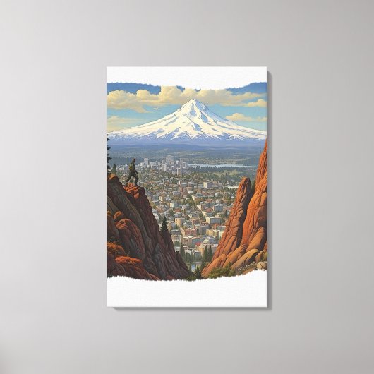 Paint Don’t Blink Canvas Afdruk (Voorkant)