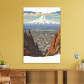 Paint Don’t Blink Canvas Afdruk (Insitu (Woonkamer))