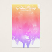 Paint Drip die Ketting-juwelen-beeldschermkaart ve Visitekaartje (Voorkant)