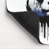 Paint Drip Panda Muismat (Hoek)