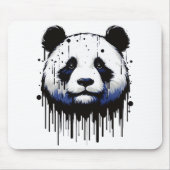 Paint Drip Panda Muismat (Voorkant)