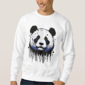 Paint Drip Panda Trui (Voorkant)