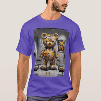 Paint Drip Teddybeer Grunge T-shirt