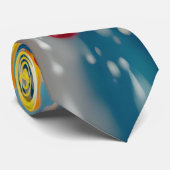 Paint Explosion necktie Stropdas (Opgerold)