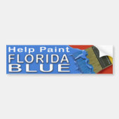 Paint Florida Blue Bumpersticker 2 (Voorkant)