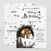 Paint Horse Birthday Kaart door Amylyn Bihrle (Voorkant / Achterkant)