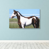 Paint Horse Canvas Afdruk (Insitu (Houten vloer))