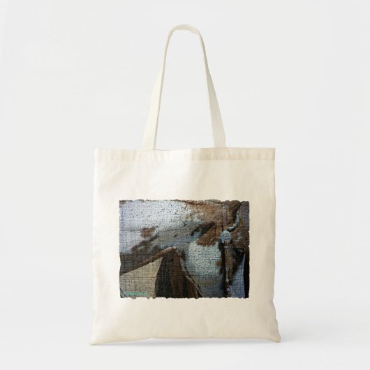 Paint Horse Crackle Tote Bag (Voorkant)