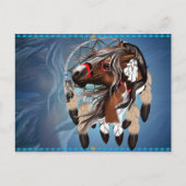 Paint Horse Dreamcatcher Postcard Briefkaart (Voorkant)