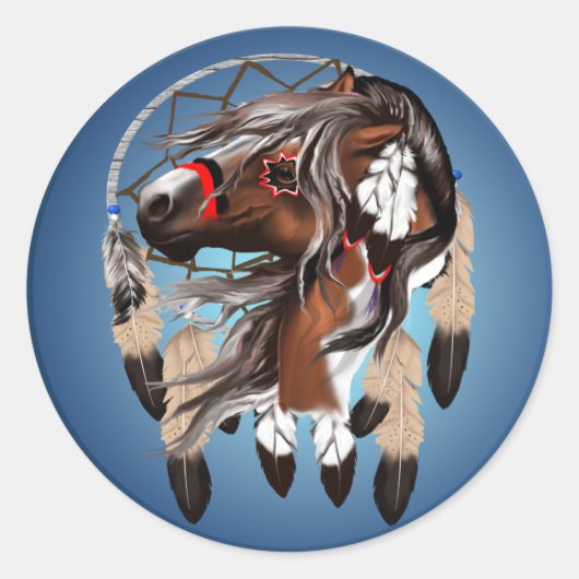 Paint Horse Dreamweaver Sticker (Voorkant)