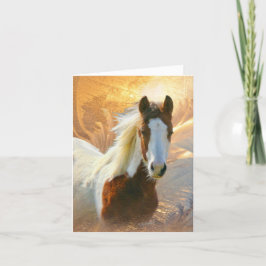 Paint Horse Gold Bedankt kaarten