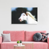 Paint Horse Headshot 3 Canvas Afdruk (Insitu (Woonkamer))