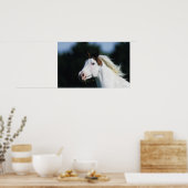 Paint Horse Headshot 3 Poster (Keuken)