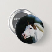Paint Horse Headshot 3 Ronde Button 5,7 Cm (Voorkant /achterkant)
