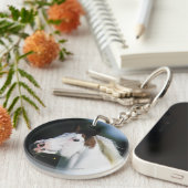 Paint Horse Headshot 3 Sleutelhanger (Voorkant Rechts)