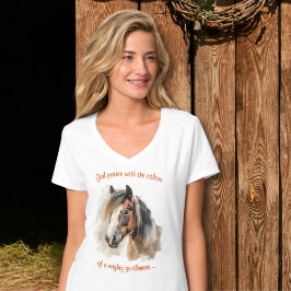 Paint Horse Inspirerend T-shirt