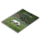Paint Horse Mare en Veulen gepersonaliseerd Notitieboek (Linkerzijde)