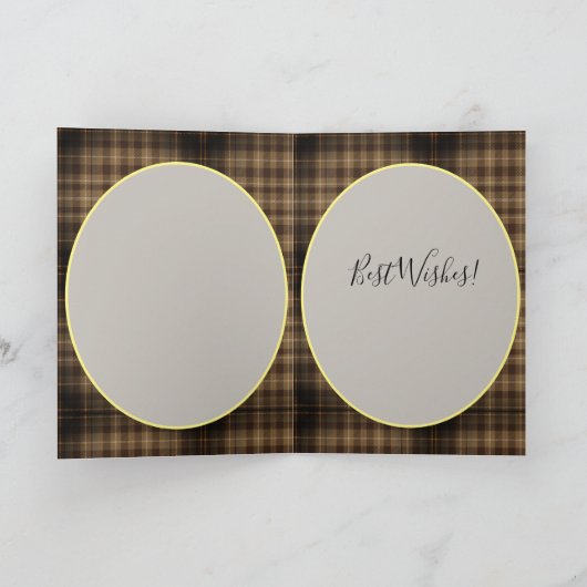 Paint Horse Mustang met Iris en vlinders Kaart (Binnen)