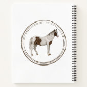 Paint Horse Notebook Notitieboek (Achterkant)