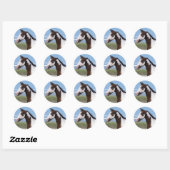 Paint Horse Ronde Sticker (Vel)