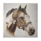 Paint Horse Tile Tegeltje (Voorkant)