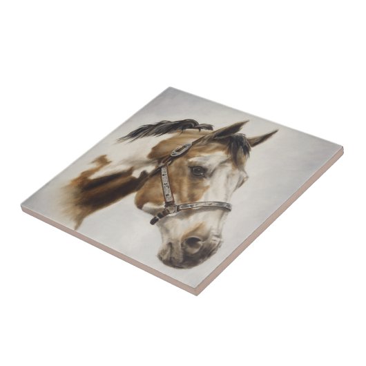 Paint Horse Tile Tegeltje (Zijkant)