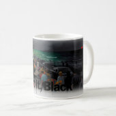 Paint It Black — Van vreugde tot rouw Contrast Mok (Voorkant rechts)