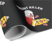Paint Killer Funny Pill Pun Dark BG Cadeaupapier (Rol Hoek)
