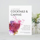 Paint Night Flyer (Staand voorkant)