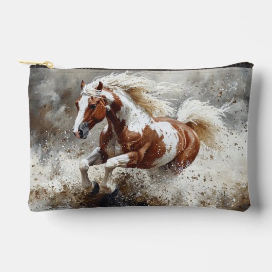 Paint paard loopt door het water etui (Voorkant)
