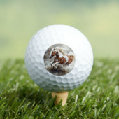 Paint paard loopt door het water golfballen (Insitu Shirt)