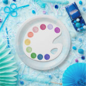 Paint Palette Art Party Bord (Feest)